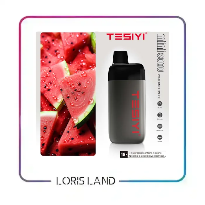 پاد یکبار مصرف هندونه یخ تی سی 8 هزار پاف